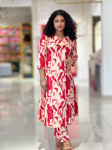 Printed Cotton Kurta Set | NCF260