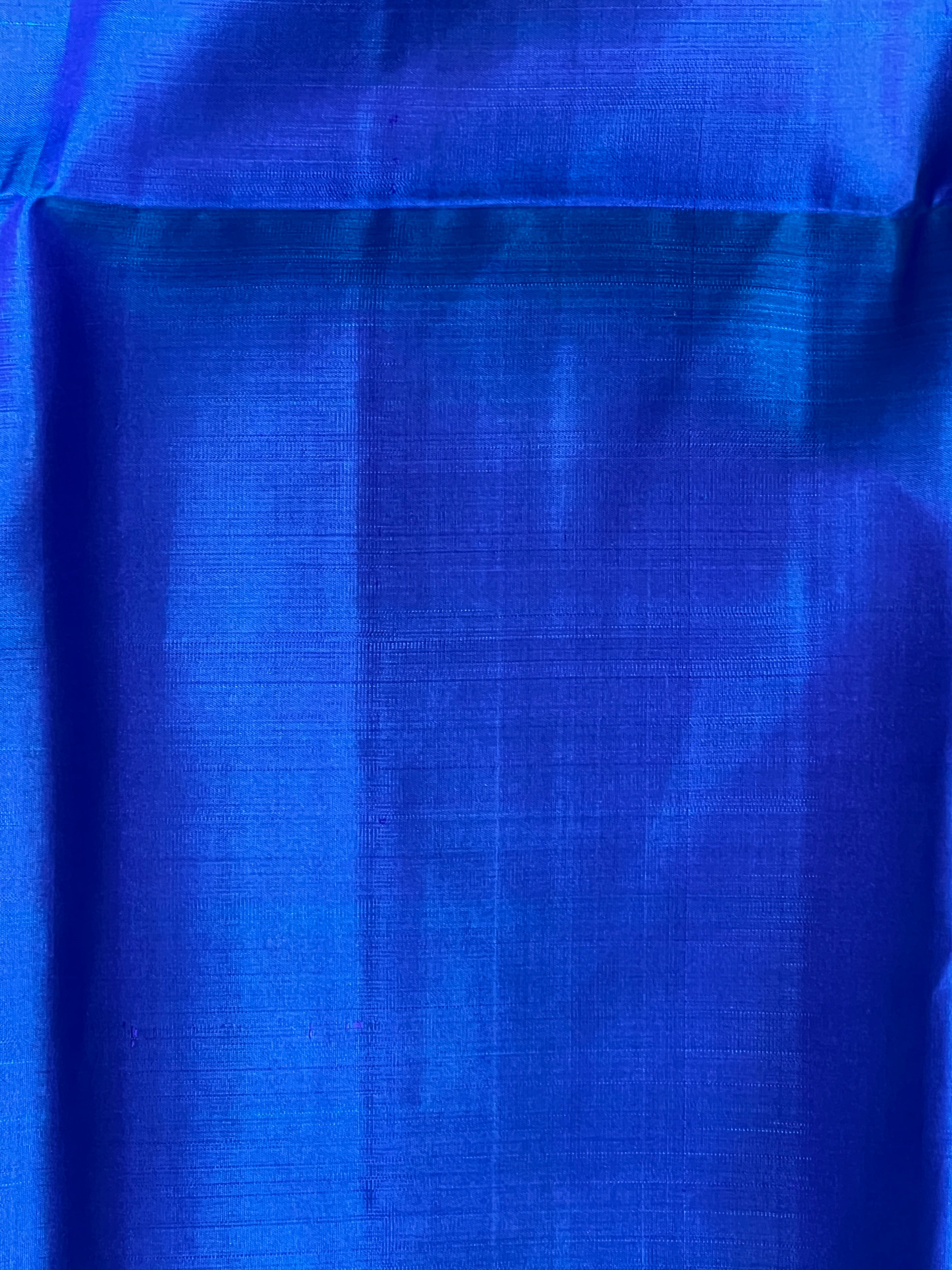 Peacock Motif Bordered Soft Silk Saree | SMT201