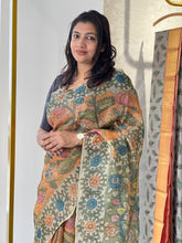 Pen Kalamkari Tussar Kota Saree | SBS955