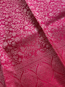 Floral Jaal Design Kanchipuram Saree | HH223