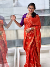 Traditional Banarasi Weaving Patterned Semi Silk Saree | NN339