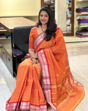 Check Patterned Kanchi Cotton Sarees | VR142