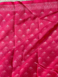 Block Printed Silky Kota Saree | SSN162