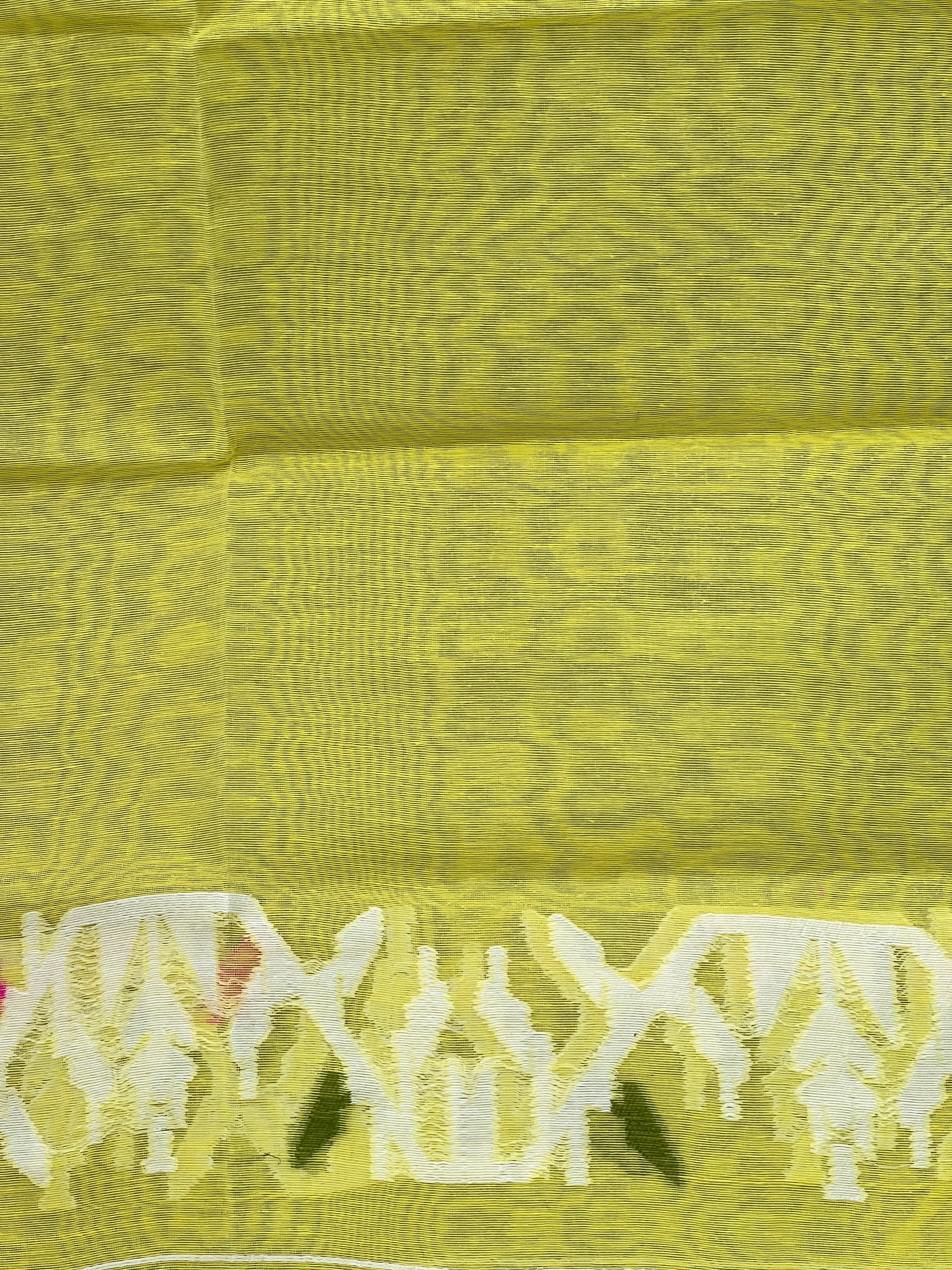 Traditional Jamdani Woven Organdy-Cotton Saree | AYD244