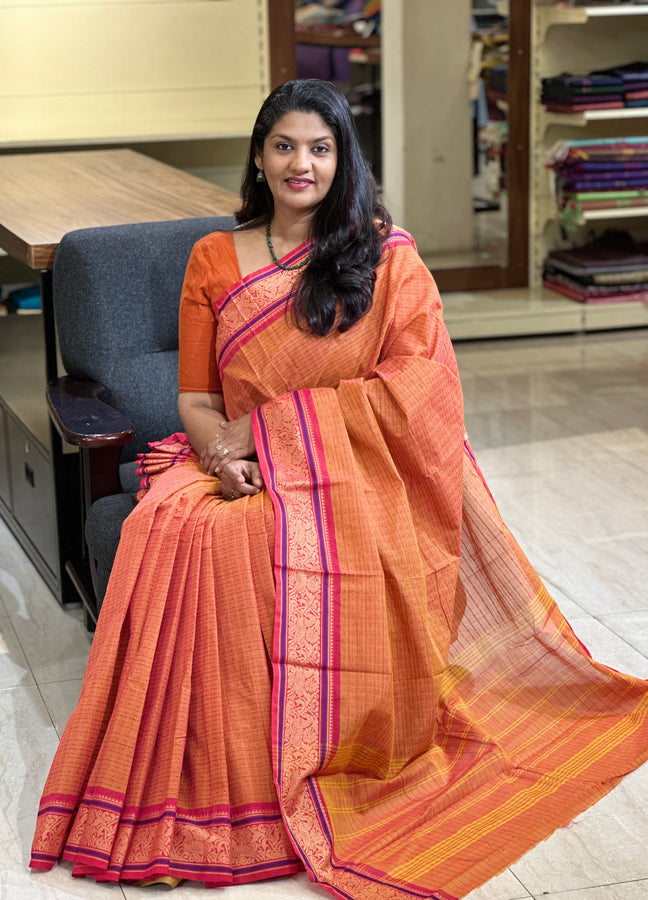 Thousand Buta Kanchi Cotton Saree | VR132