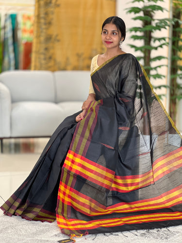 Thread Woven Semi Silk Saree | PD500