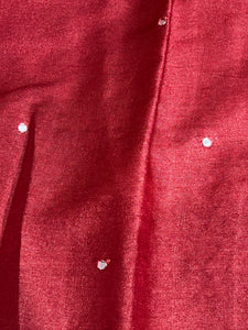 Cut Work Embroidered Pattern Pure Tussar Saree | RGD687