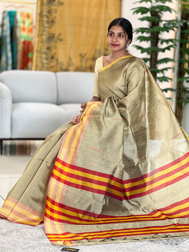 Kesiya Weaved Semi Tussar Saree | PD501