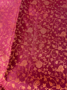 Copper Zari Woven Handloom Kanchipuram Saree | HH218