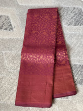 Copper Zari Woven Handloom Kanchipuram Saree | HH218