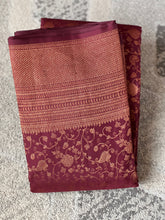 Copper Zari Woven Handloom Kanchipuram Saree | HH218