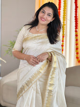 Traditional Tissue Weaving Patterned Semi Silk Saree | SSN177