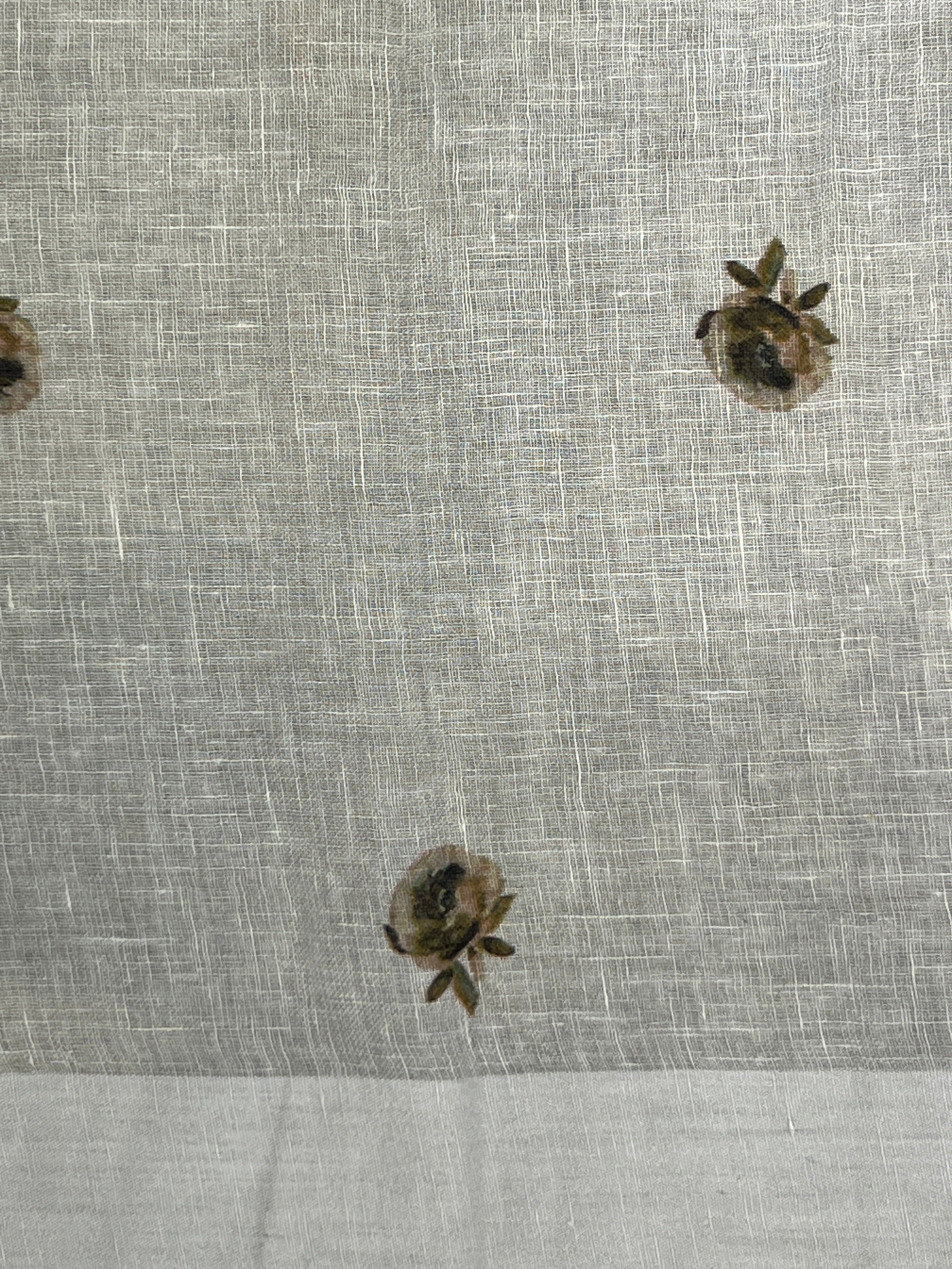 Floral Digital Printed Pure Linen Saree | MR439