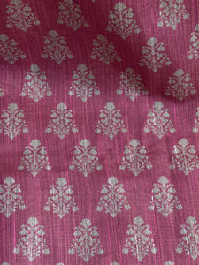 Print With Zari & Thread Detailed Tissue Saree | HT109