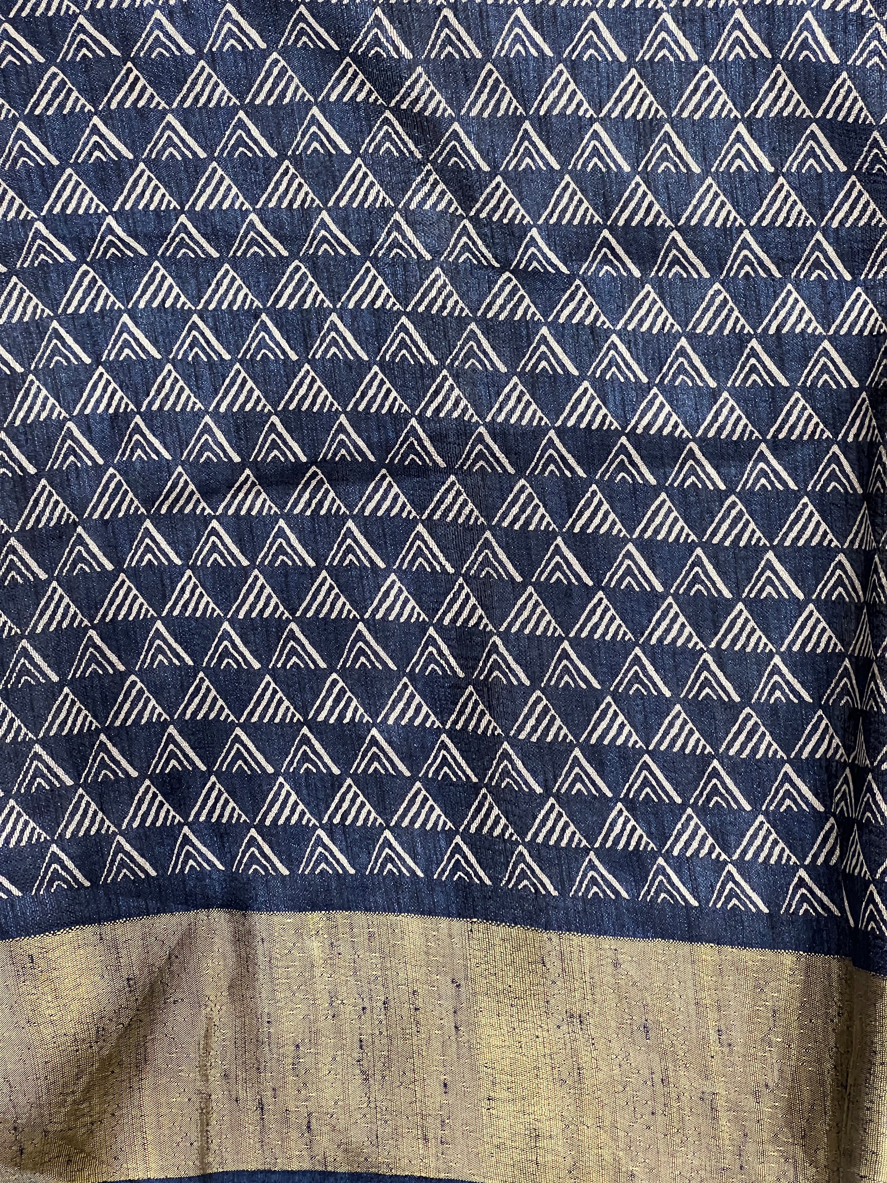 Bandhani Printed Semi Tussar Saree | SSN395