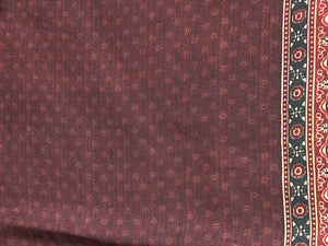 Printed Semi Modal Chanderi Saree |  HT111