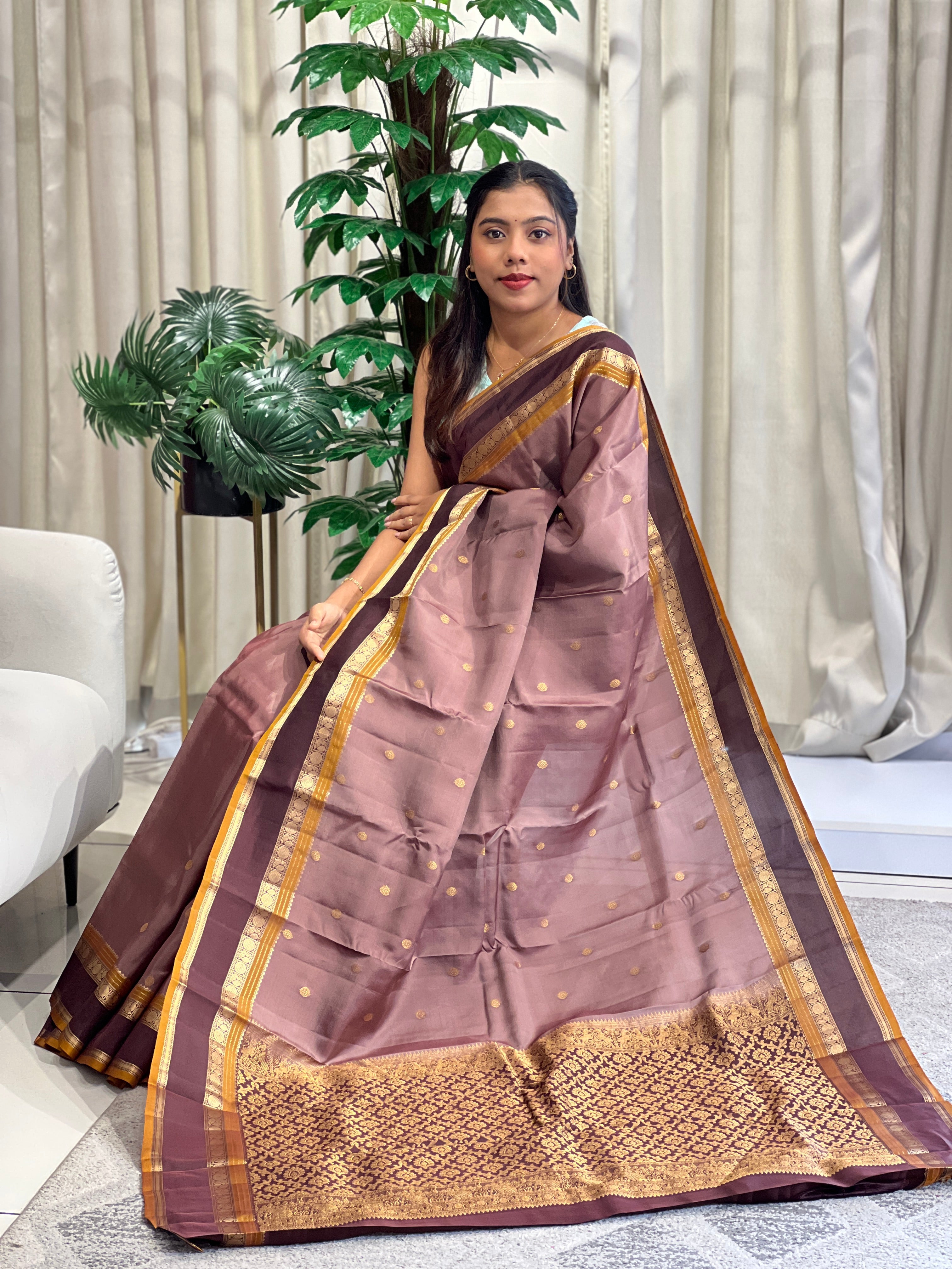 Buta Woven Pattern Soft Silk Saree | SMT207