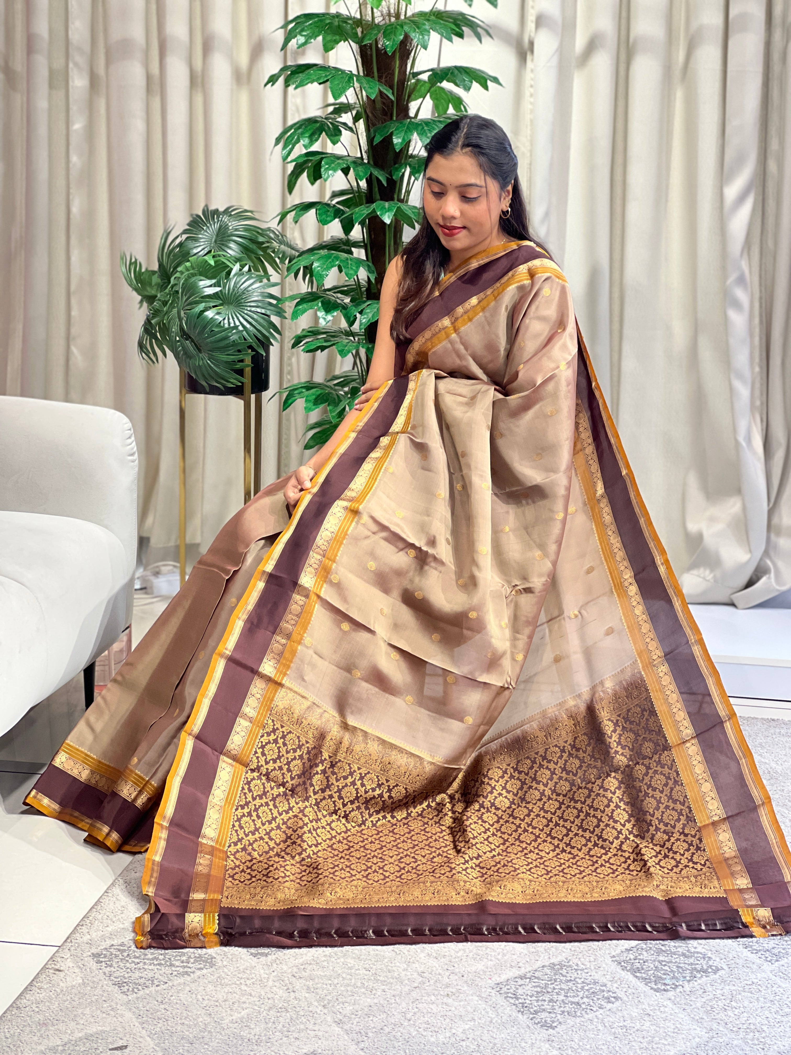 Buta Woven Pattern Soft Silk Saree | SMT208