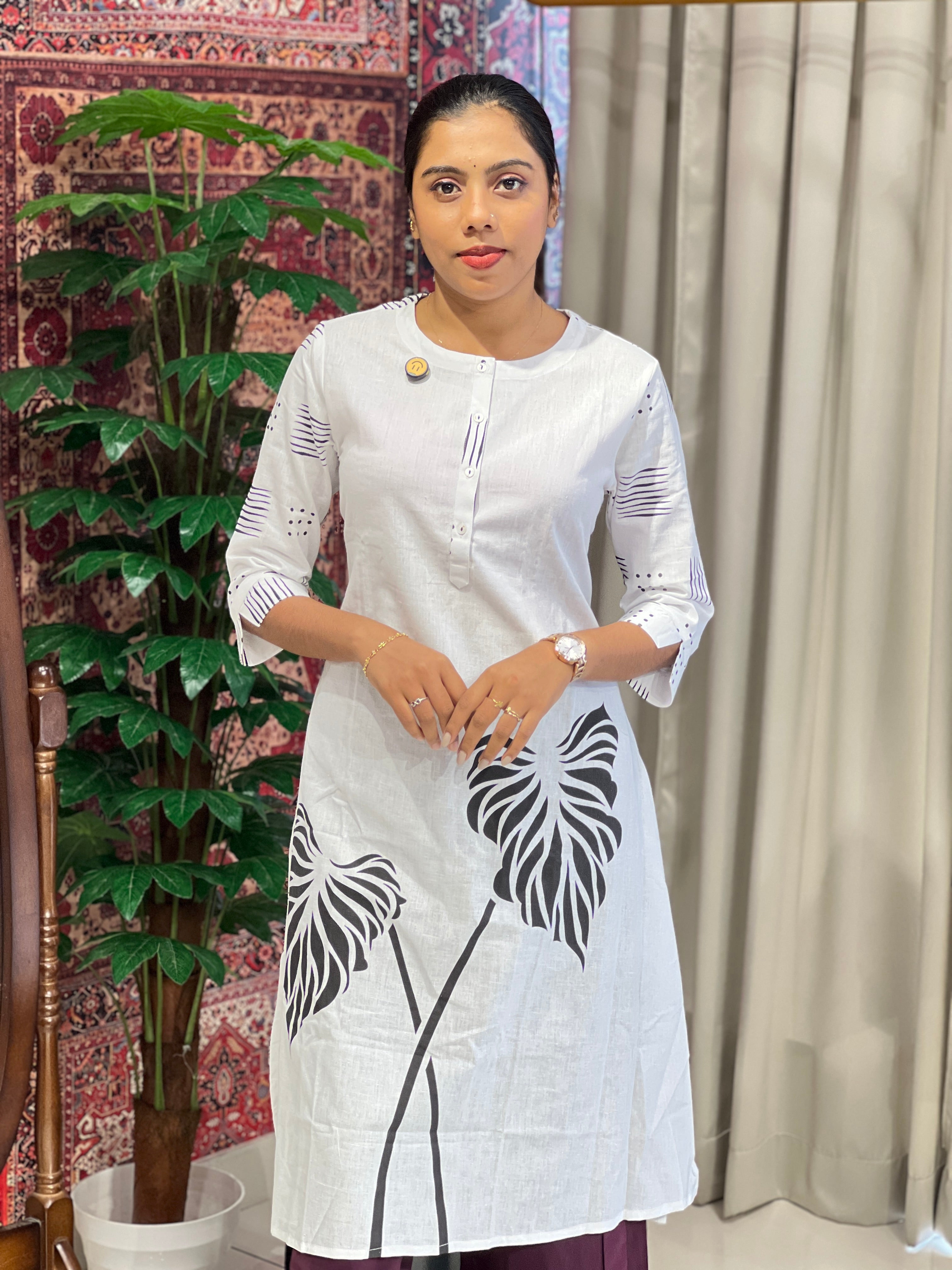 Printed Cotton Kurta | PGI212