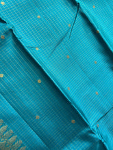 Check Pattern With Floral Buta Weaved Kanchipuram Saree | OM200