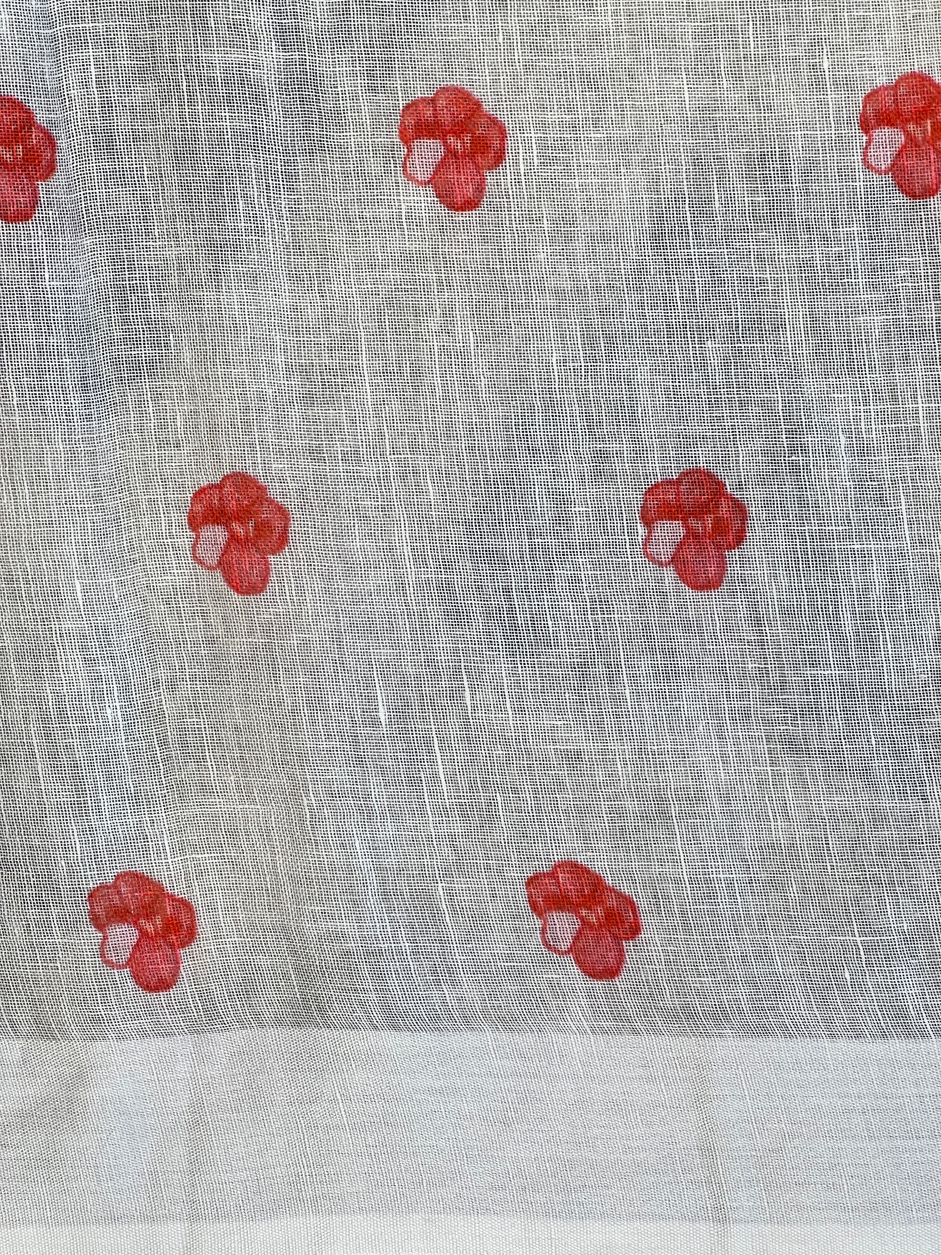 Floral Digital Printed Pure Linen Saree | MR431