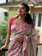 Printed Semi Silk Saree | DVS104