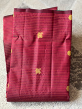 Stripe Pattern With Buta Weaved Kanchipuram Saree | OM205