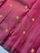 Stripe Pattern With Buta Weaved Kanchipuram Saree | OM205