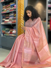 Zari Check Weaving Tussar Saree | HS973