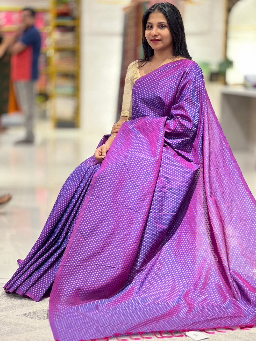 Golden Buta Design Banarasi Saree | PDS114