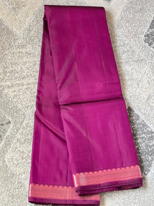 Thin Temple Border Detailed Handloom Kanchipuram Saree | OM195