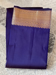 Antique Golden Zari Woven Handloom Kanchipuram Saree | OM197