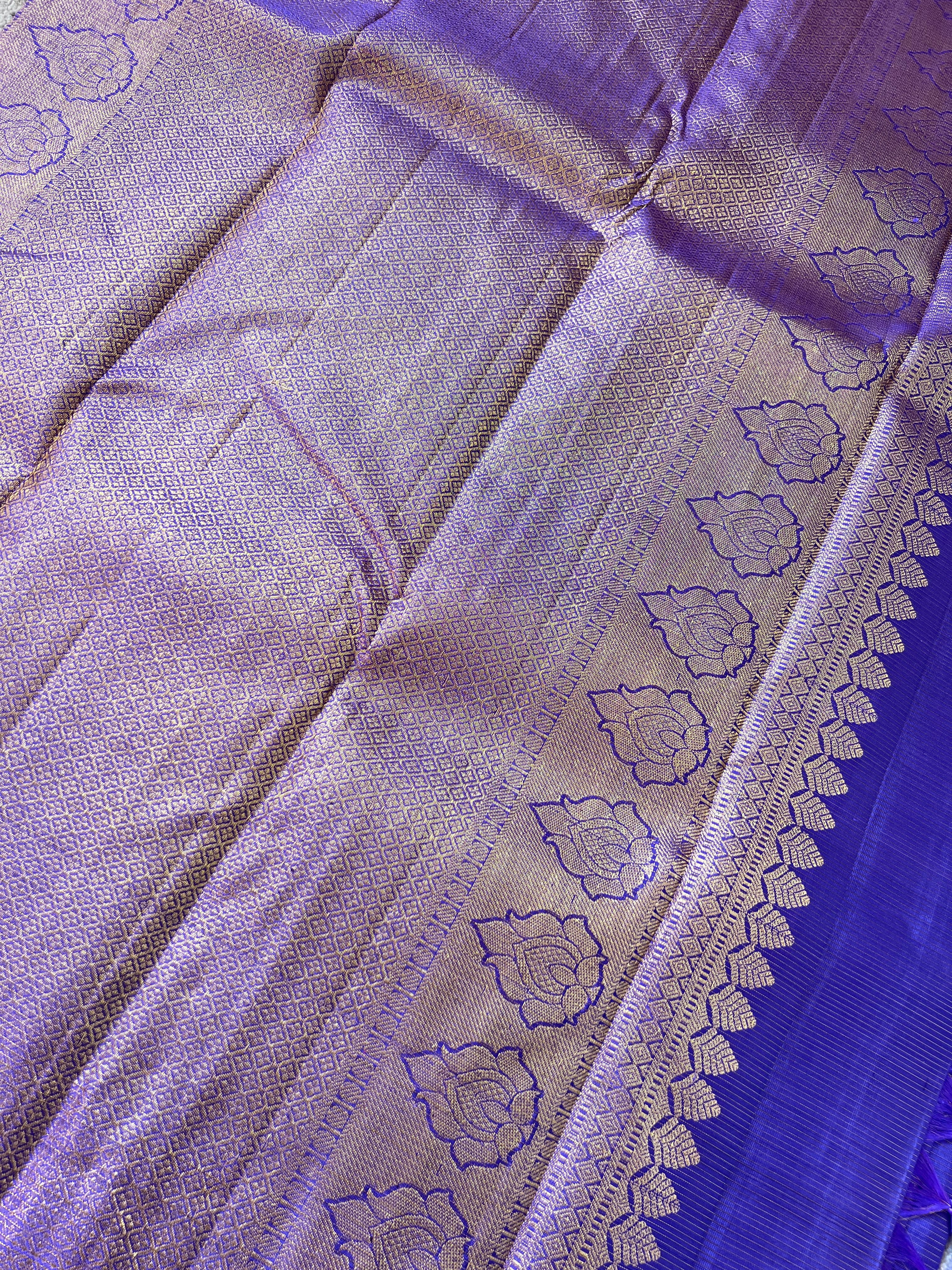Traditional Buta Pattern Kanchipuram Saree | OM188