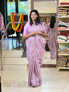 Digital Print With Paisley Twine Cut Work Detailed Semi Tussar Saree | TC432