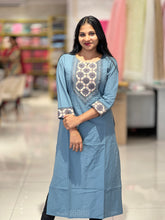 Ajrak Inspired Print Detailed Cotton Kurta Top & Bottom | DIL120