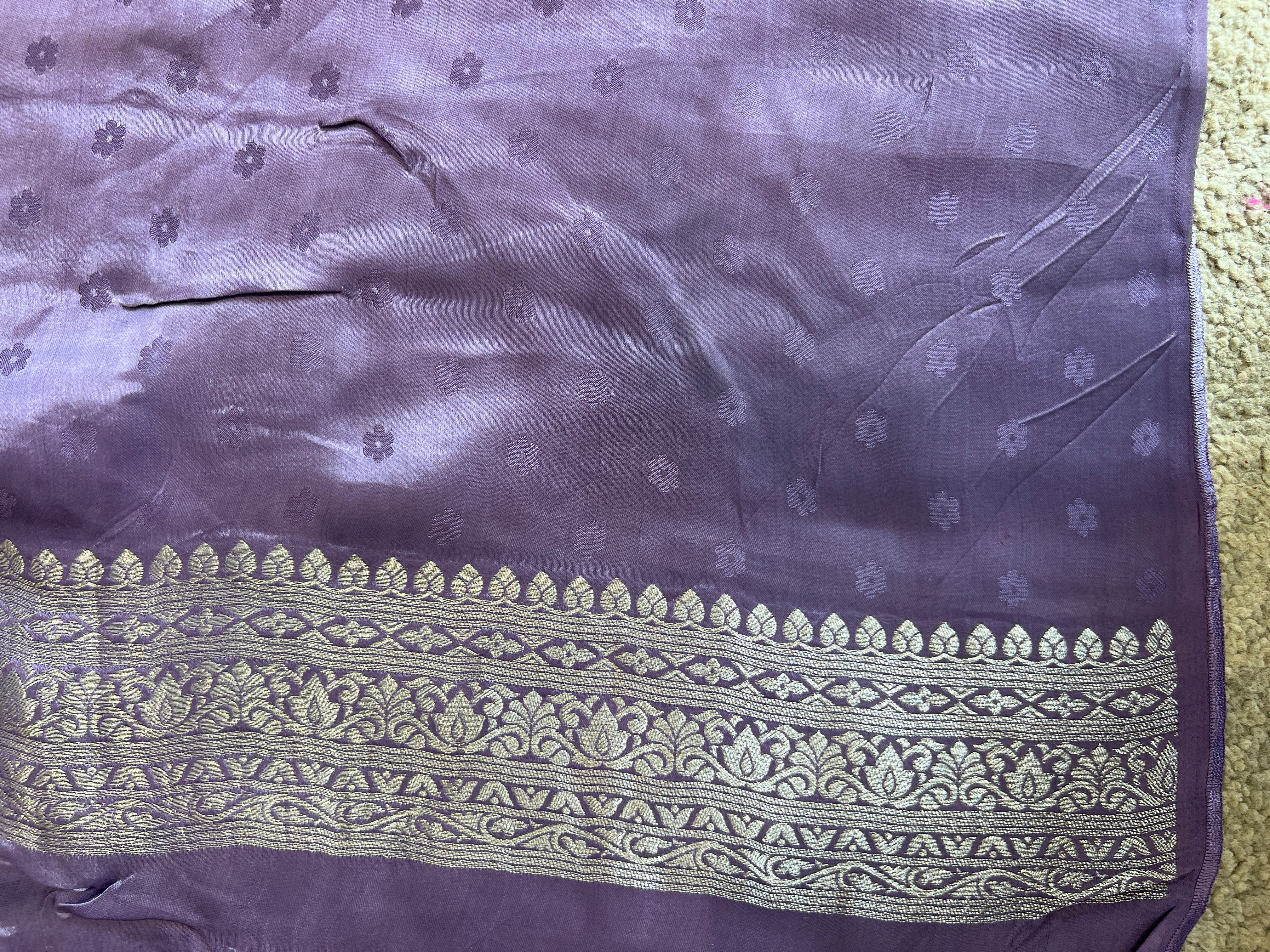 Banarasi Weaving Pattern Kathan Silk Saree | DVS173