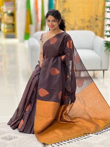 Zari Weaved Semi Silk Saree | KRK192