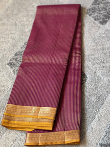 Vertical Patterned Handloom Kanchipuram Saree | OM210