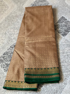 Golden Zari Woven Handloom Kanchipuram Saree | OM213