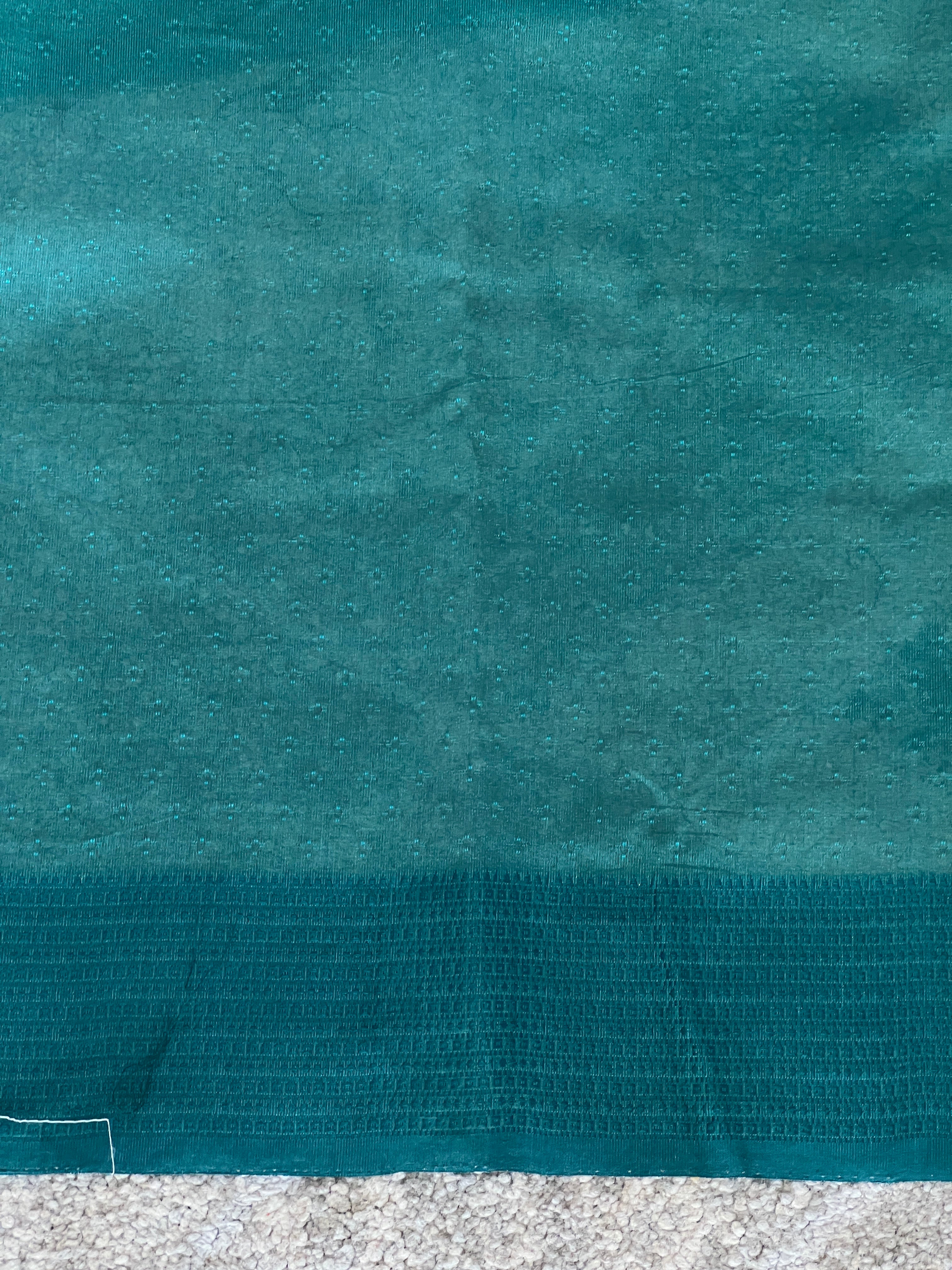 Machine Embroidered Floral Pattern Semi Organza Saree | YNG533