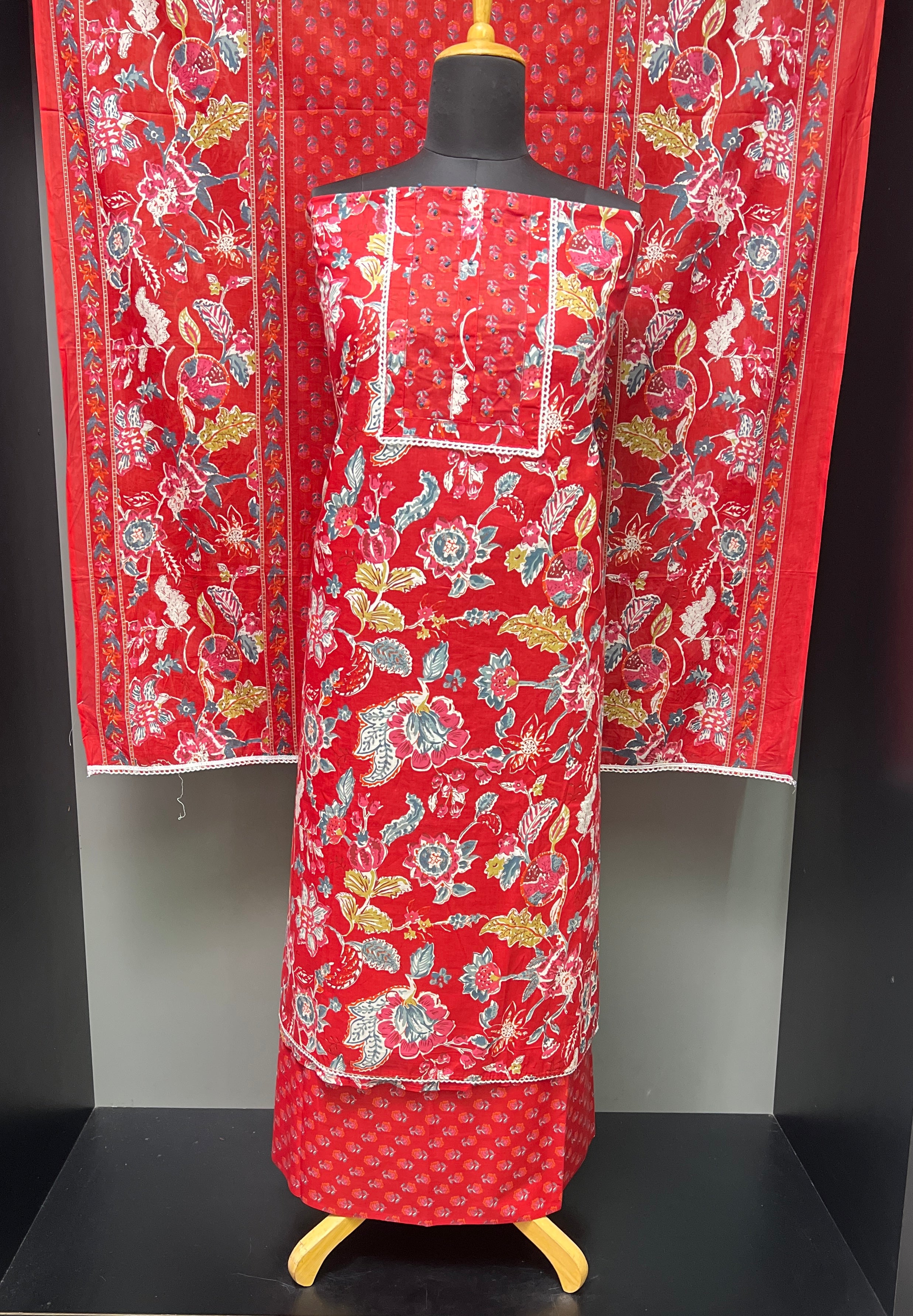 Floral Printed Design Cotton Salwar Set | SW1998