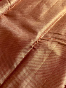 Diagonal Patterned Handloom Kanchipuram Saree | OM227