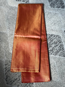 Handloom Diagonal Patterned Kanchipuram Saree | OM229