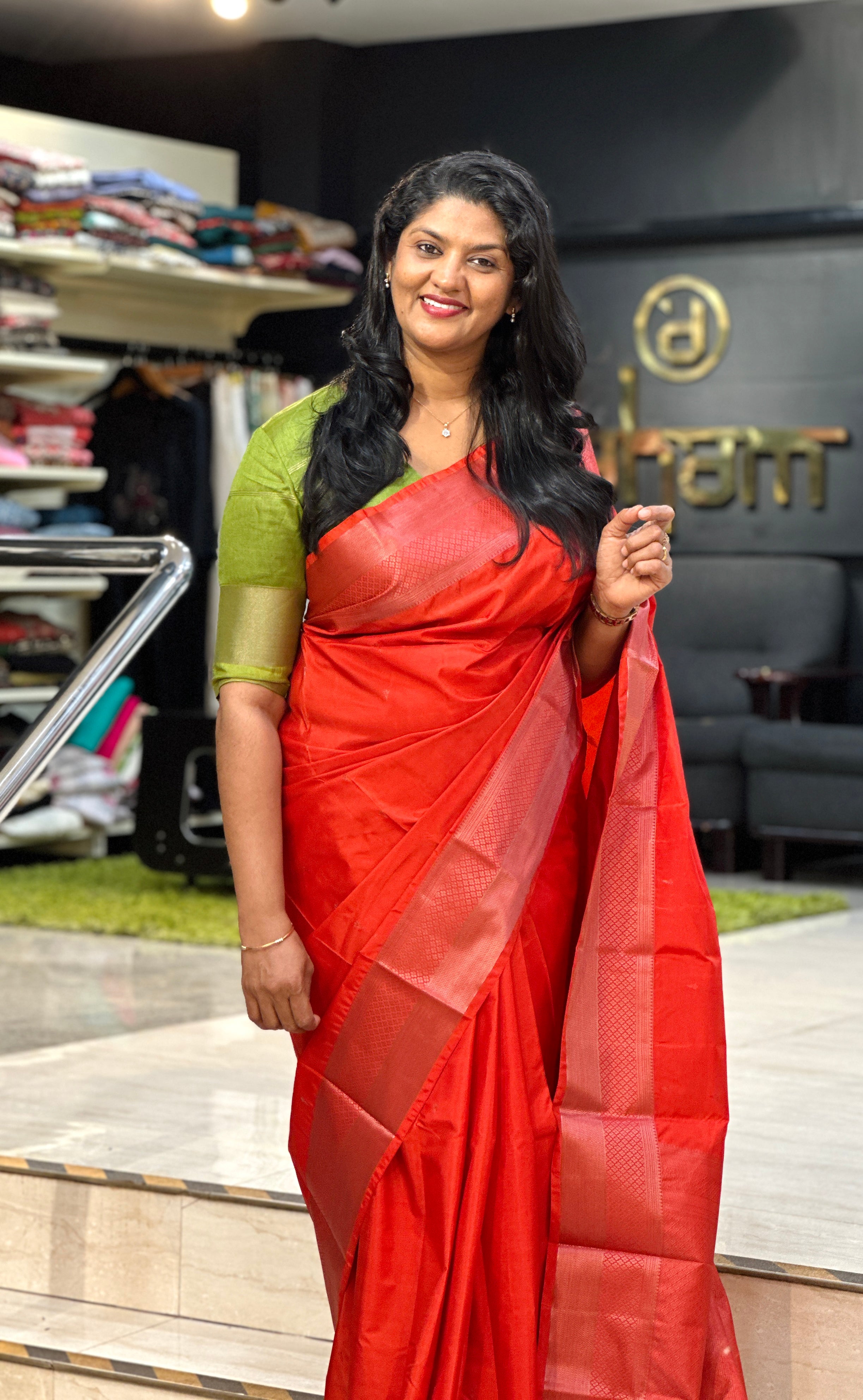 Zari Woven Bordered Semi Soft Silk Saree | SEN106