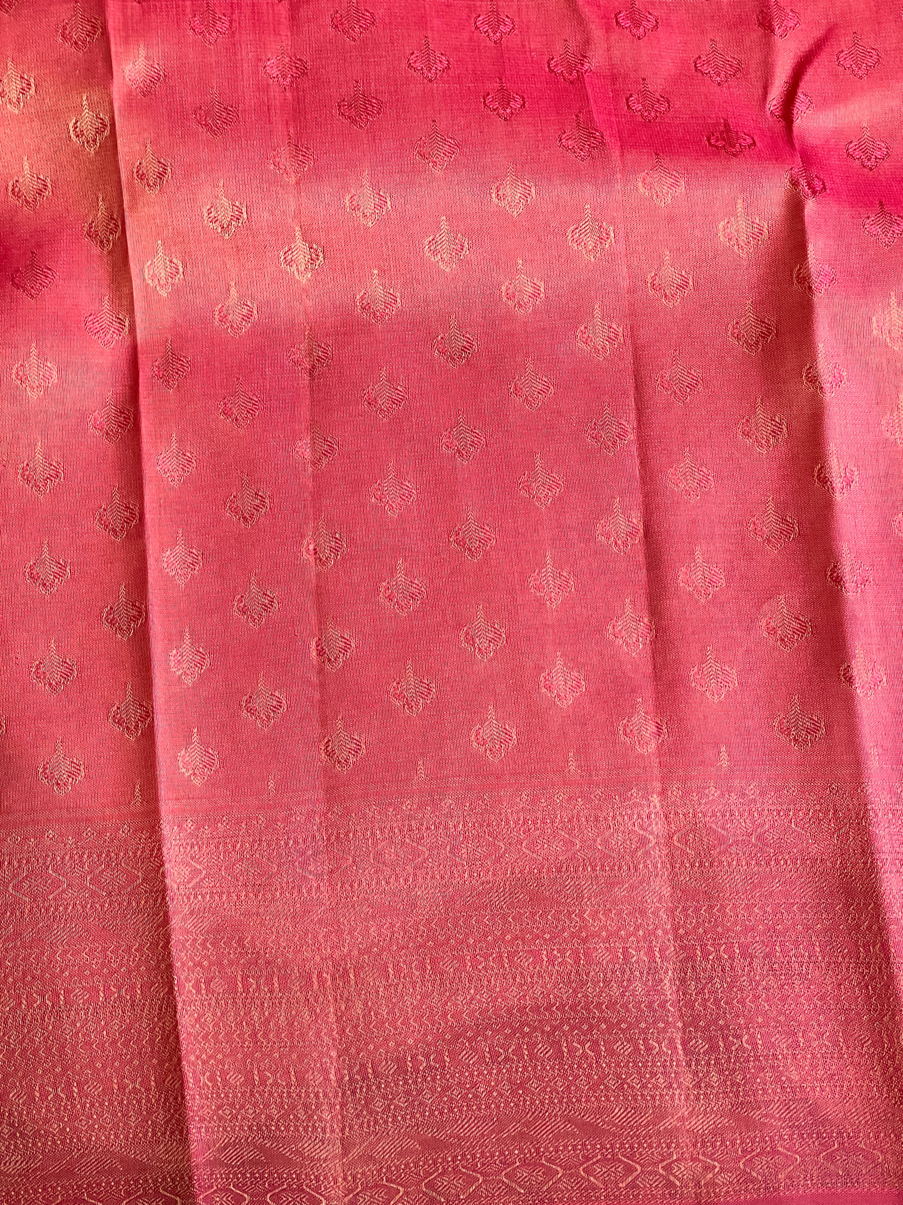 Embossed Woven Pattern Soft Silk Saree | RMR120