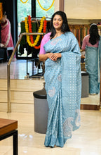 Digital Print With Paisley Twine Cut Work Detailed Semi Tussar Saree | TC430