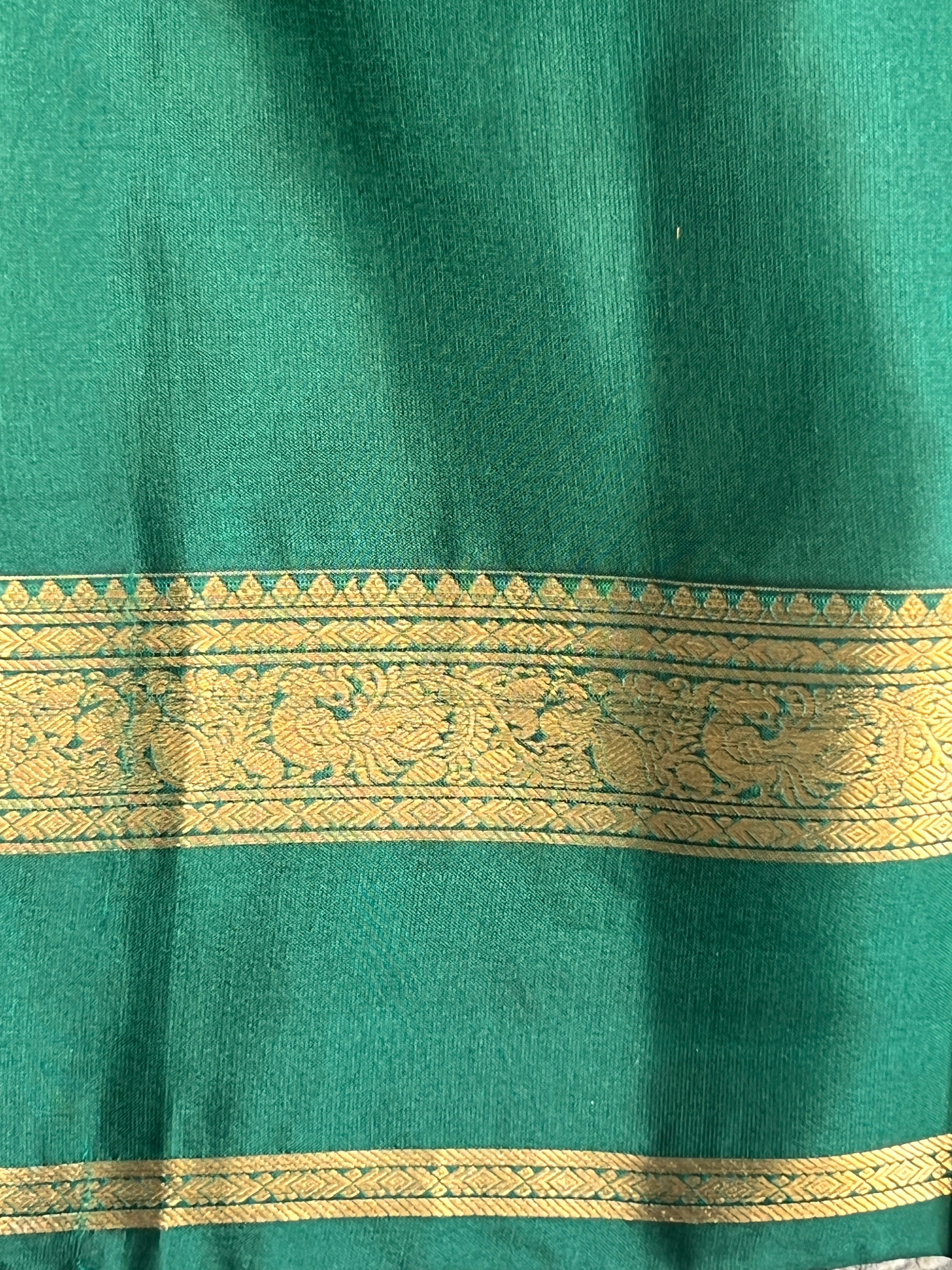 Gold Zari Buta Soft Silk Saree | KSO128