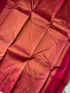 Hand Woven Solid Kanchipuram Saree | OM190