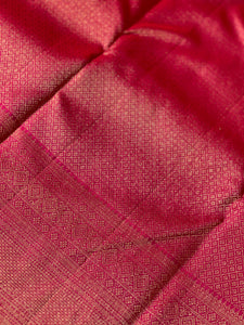 Hand Woven Solid Kanchipuram Saree | OM191