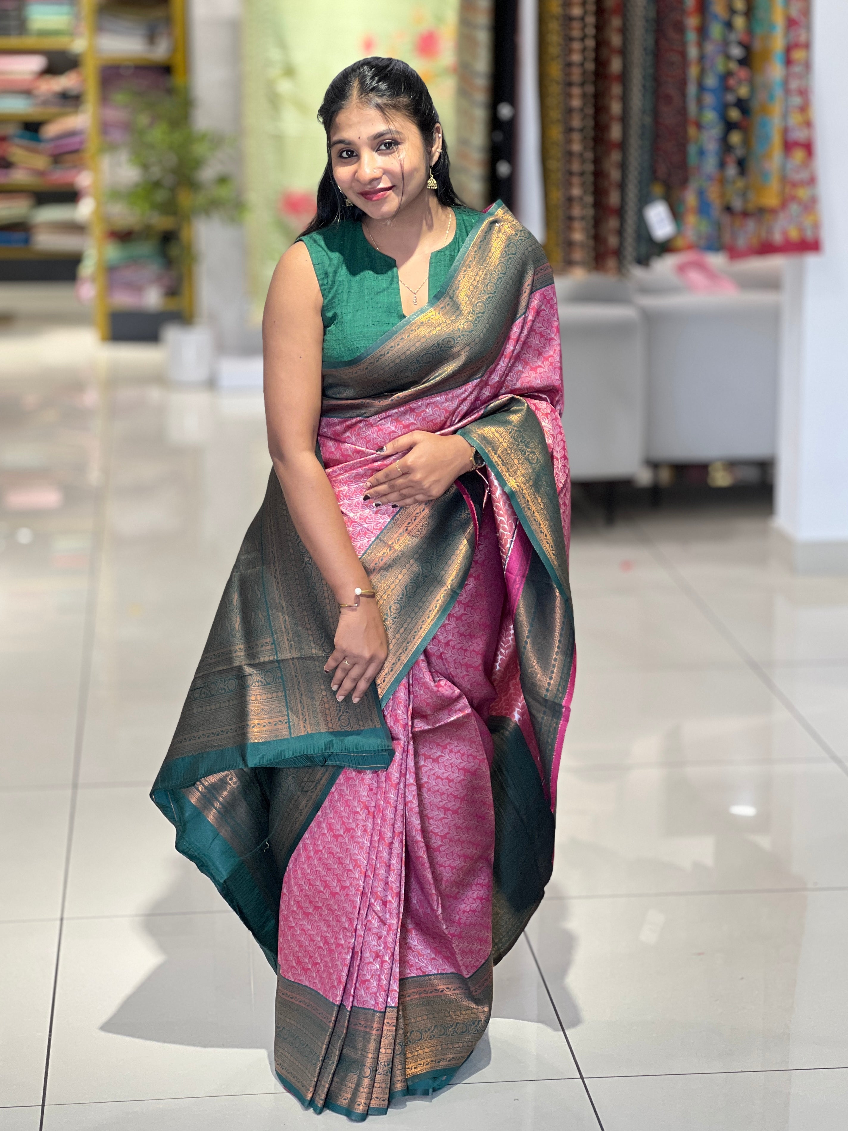 Zari Woven Semi Silk Saree | RMP152